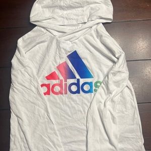 White girls 10/12 adidas hoodie